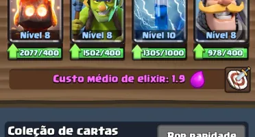Clahs Royale - Nivel 10 - Arena 11 - 79/81 Cartas