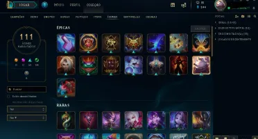 vendo conta gold 2/113 Campeões /44 skins / nivel 222