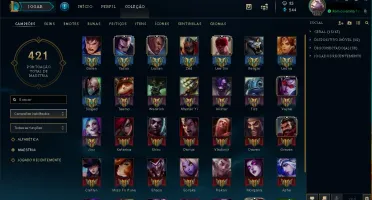 vendo conta gold 2/113 Campeões /44 skins / nivel 222