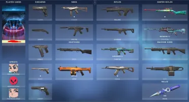 VALORANT - Vendo Conta Plat 1 com algumas skins