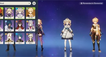 Conta com Diluc e 4*