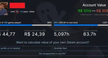 CONTA STEAM 8 ANOS COM VARIOS JOGOS FAMOSOS - TOP D+