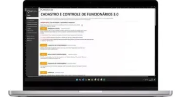 Planilha De Cadastro E Controle De Funcionários