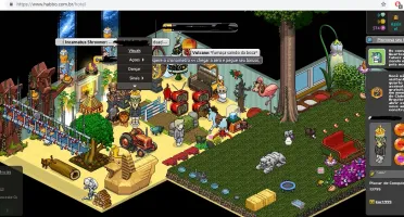 CONTA HABBO C/9 ANOS E MAIS DE 1000 MOBIS