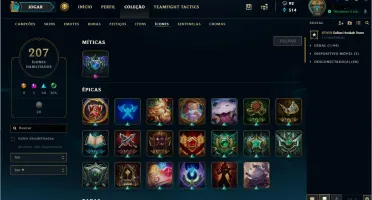 Conta Platina level 100. 407 skins !