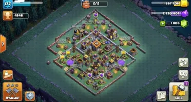 Clash Of Clans CV 13 Semi Full + Royale vinculada + Brawl