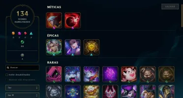 Conta de League of Legends e Valorant