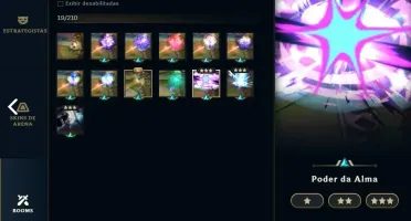 Conta de League of Legends e Valorant