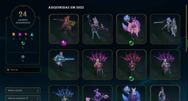 Conta de League of Legends e Valorant