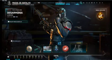Conta warzone com singularidade, 70% de infestation feito