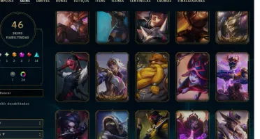 Vendo Conta Viego Skin Exaltada E Skins Prestigio Zed/Sett/K