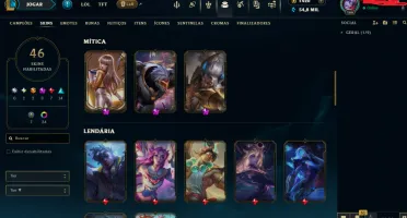 Vendo Conta Viego Skin Exaltada E Skins Prestigio Zed/Sett/K