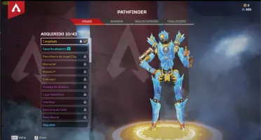 Conta Apex com vários itens dourados, lvl 200+