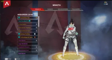 Conta Apex com vários itens dourados, lvl 200+