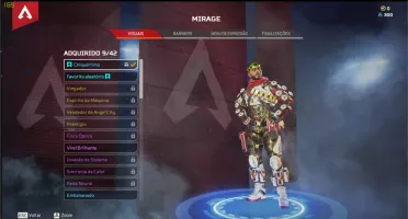 Conta Apex com vários itens dourados, lvl 200+