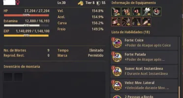 BDO Striker 61 / Hasha 62 - Barraca - Corcel - Fada Perfeita