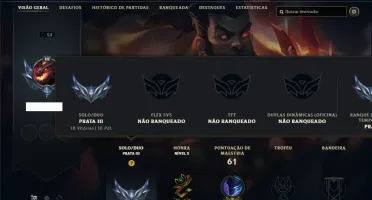 Conta prata 3 com 32 Champs e 19 Skins + 400 RP