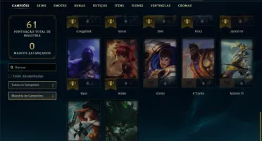 Conta prata 3 com 32 Champs e 19 Skins + 400 RP