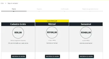 Site Plataforma de Vendas Marketplace Multi Lojas(SaaS)