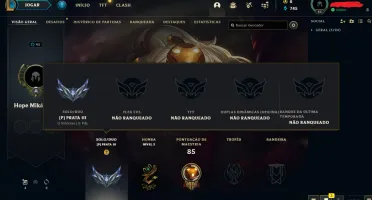 conta prata mmr gold+, tenho o email é só trocar