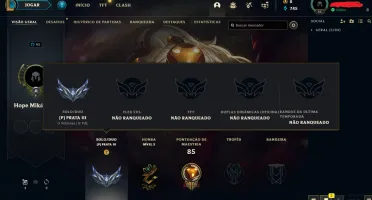 conta prata mmr gold+, tenho o email é só trocar