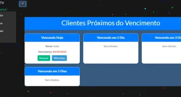 Script Gestor De Clientes Iptv