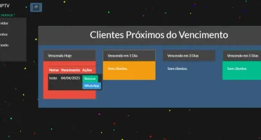 Script Gestor De Clientes Iptv