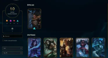 Conta Lol Full Acesso - Main Garen Rara - Icone Do Beta