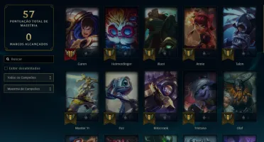 Conta Lol Full Acesso - Main Garen Rara - Icone Do Beta