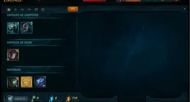 Conta OURO V (Ótimo MMR) com 3 skins (Kayle Asas Etéreas)