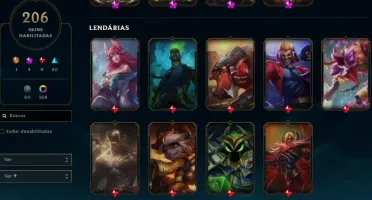 Conta lol main suporte querendo vender rapido
