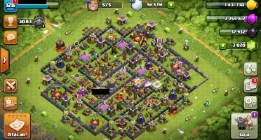 Conta Crash of Clans CV11 Avançado