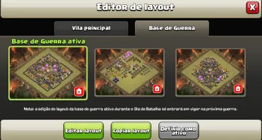 Conta Crash of Clans CV11 Avançado