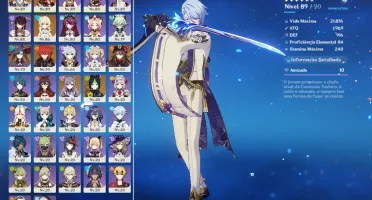 AR 55 - Ayato + BIS + Hu Tao + Kazuha + 4 Chars 5*