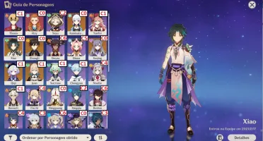 GENSHIN IMPACT: CONTA (AR56) - 6 Pers. 5* / 6 Armas 5*