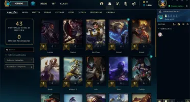 Smurf LVL 30, 22 Campeões, Icons Odissey. Pronta pra Ranked.
