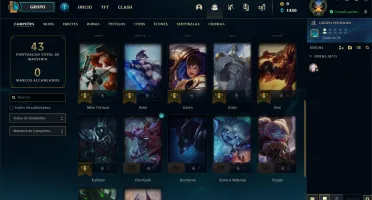Smurf LVL 30, 22 Campeões, Icons Odissey. Pronta pra Ranked.
