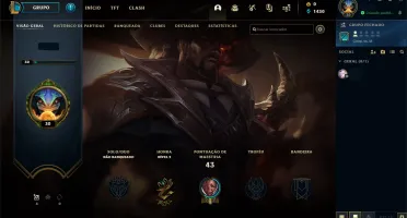 Smurf LVL 30, 22 Campeões, Icons Odissey. Pronta pra Ranked.