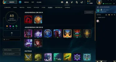 Smurf LVL 30, 22 Campeões, Icons Odissey. Pronta pra Ranked.