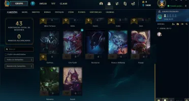 Smurf LVL 30, 22 Campeões, Icons Odissey. Pronta pra Ranked.
