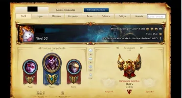 Ouro V /72 skin/ 93 Campeões /10 pag de runas