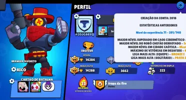 Conta Brawl Stars Muito Rara E Barata