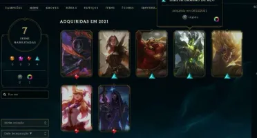 CONTA LOL NVL 45 UNRANKED