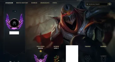 Conta LoL Mestre