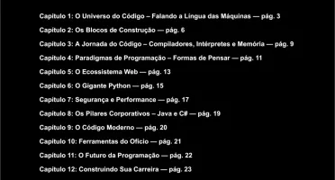 Ebook Sobre Linguagens De Programação!