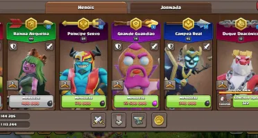 💎 Conta Clash Of Clans Cv 17 Max / Nível 236 PASSE ATIVO 💎