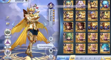 Saint seiya Awakening com mais de 3400 Gemas Avançadas