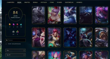 conta league of legends