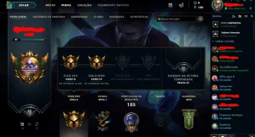 Conta League of Legends Ouro IV