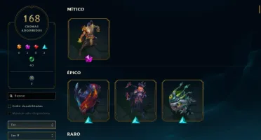 Conta League of Legends - 478 Skins
